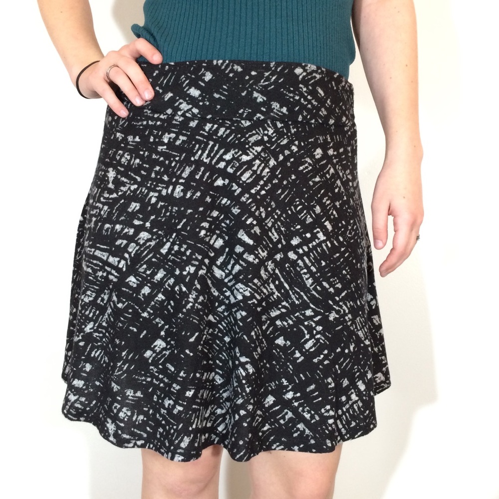 Flirty Black & White Skirt